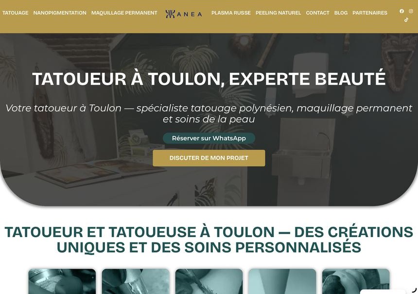 L'ancien site studiokanea.fr : payé au prix fort, invisible sur les recherches qui comptaient